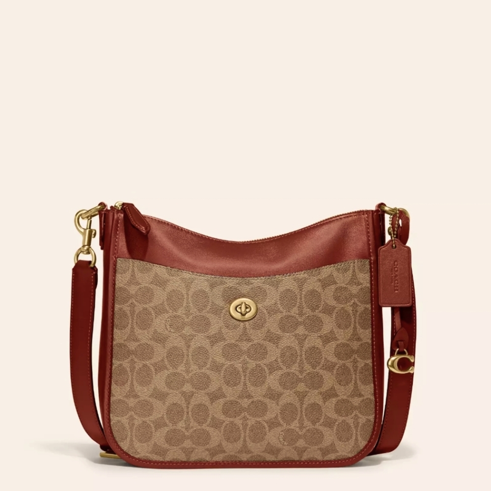Coach Chaise Crossbody Bag In Signature Canvas
